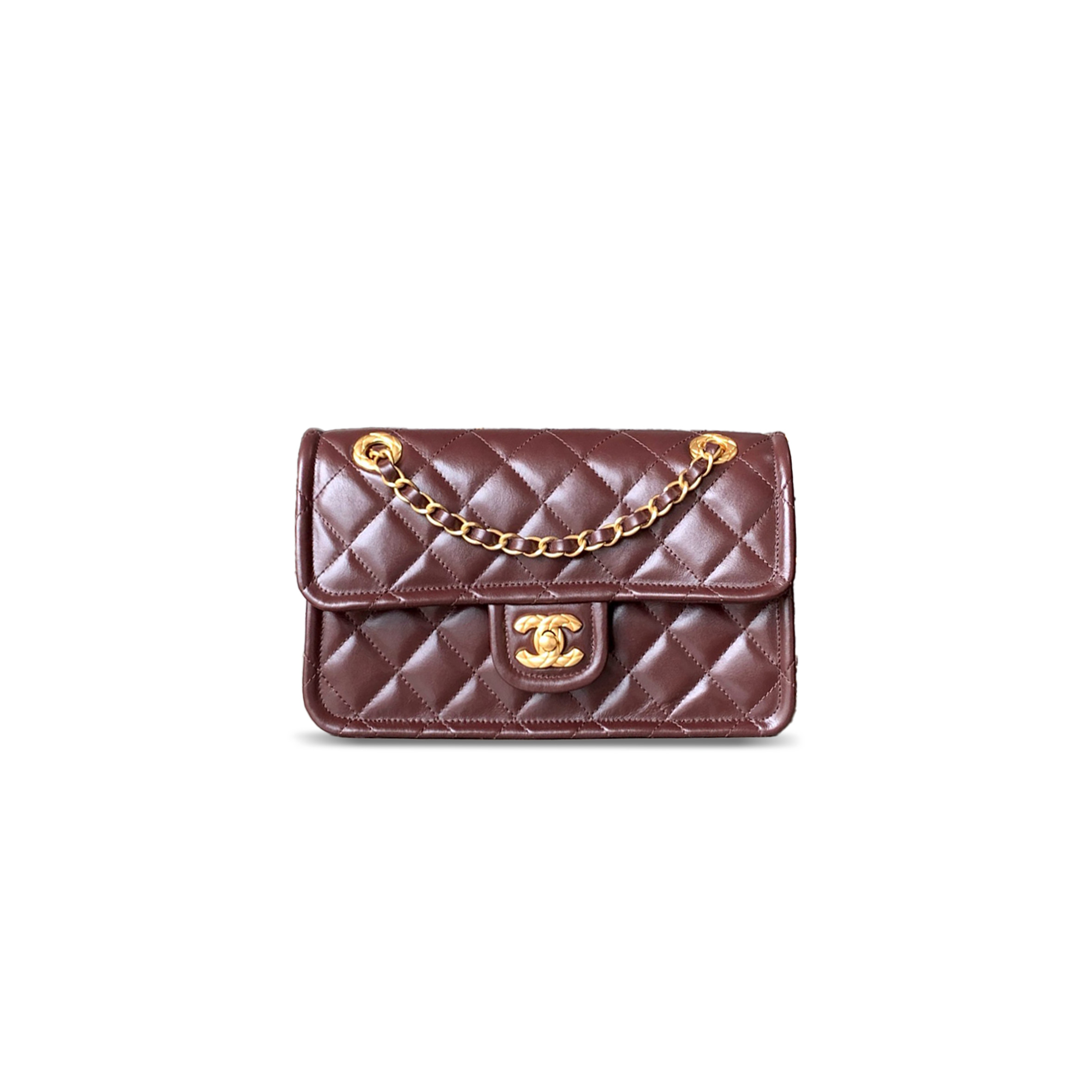 CHANEL SMALL 24K SWEET CRUSH FLAP BAG AS5225 (24.5*15.5*7cm)